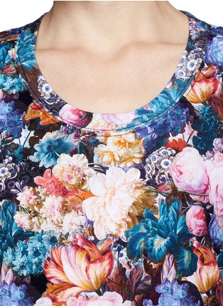 Detail View - Click To Enlarge - SANDRO - 'Tendresse' floral print cotton T-shirt