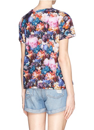 Back View - Click To Enlarge - SANDRO - 'Tendresse' floral print cotton T-shirt
