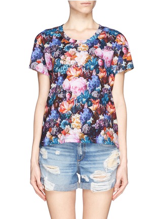 Main View - Click To Enlarge - SANDRO - 'Tendresse' floral print cotton T-shirt