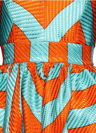 Detail View - Click To Enlarge - MSGM - 'Raifa' stripe print dress