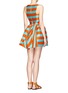Back View - Click To Enlarge - MSGM - 'Raifa' stripe print dress