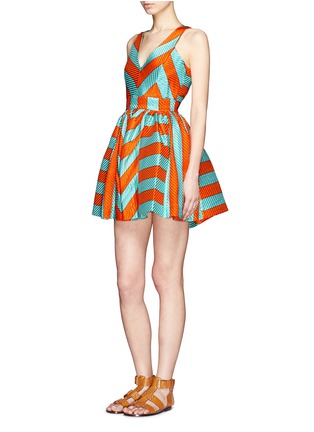 Figure View - Click To Enlarge - MSGM - 'Raifa' stripe print dress