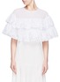 Main View - Click To Enlarge - MSGM - Eyelet layered top