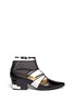Main View - Click To Enlarge - TOGA ARCHIVES - Mesh cutout leather booties
