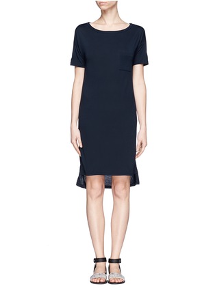 Main View - Click To Enlarge - T BY ALEXANDER WANG - Classic boatneck jersey dress