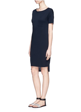 Figure View - Click To Enlarge - T BY ALEXANDER WANG - Classic boatneck jersey dress