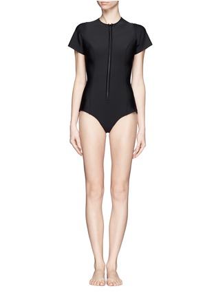 Main View - Click To Enlarge -  - 'Farrah Maillot' Neoprene swimsuit