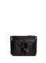 Main View - Click To Enlarge - MARNI - 'Bandoleer' double pouch leather shoulder bag 
