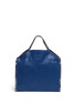 Back View - Click To Enlarge - STELLA MCCARTNEY - 'Falabella' shaggy deer foldover chain tote