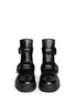Figure View - Click To Enlarge - MARNI - Concealed lace-up buckle combat boots