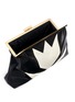 Detail View - Click To Enlarge - STELLA MCCARTNEY - Tulip front oversized leather clutch