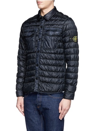 Front View - Click To Enlarge - STONE ISLAND - Padded puffer jacket 