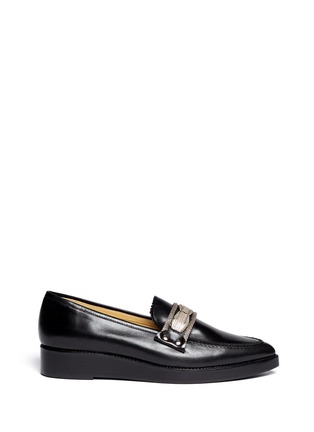 Main View - Click To Enlarge - TOGA ARCHIVES - Hardware leather loafers