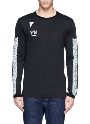 Main View - Click To Enlarge - STONE ISLAND - Graphic print cotton jersey top