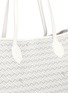  - REFLECTIONS COPENHAGEN - 'Lulu MM' basketweave effect coated canvas tote