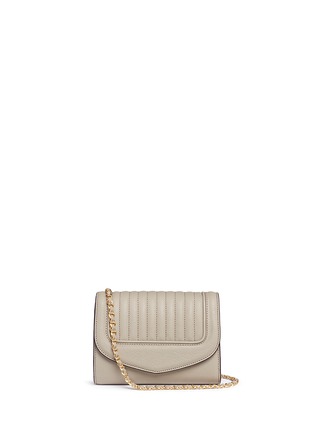 Main View - Click To Enlarge - REFLECTIONS COPENHAGEN - 'Jeanne PM' quilted leather flap crossbody bag