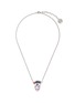 Main View - Click To Enlarge - ANTON HEUNIS - Eye and heart Swarovski crystal necklace