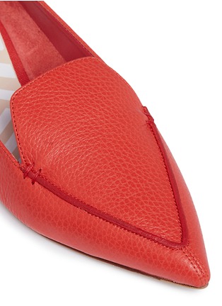 Detail View - Click To Enlarge - NICHOLAS KIRKWOOD - 'Beya' metal heel leather skimmer loafers