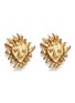 Main View - Click To Enlarge - LANE CRAWFORD VINTAGE ACCESSORIES - Sun face clip earrings