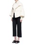 Figure View - Click To Enlarge - THEORY - 'Christoris' double faced A-line twill coat