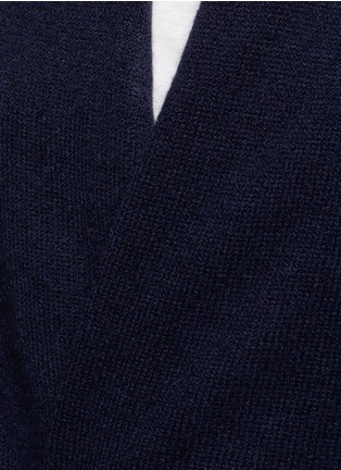 Detail View - Click To Enlarge - THEORY - 'Ashtry J' open front cashmere cardigan