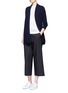 Figure View - Click To Enlarge - THEORY - 'Ashtry J' open front cashmere cardigan