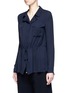 Front View - Click To Enlarge - THEORY - 'Karafinna' silk georgette shirt jacket