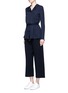 Figure View - Click To Enlarge - THEORY - 'Karafinna' silk georgette shirt jacket