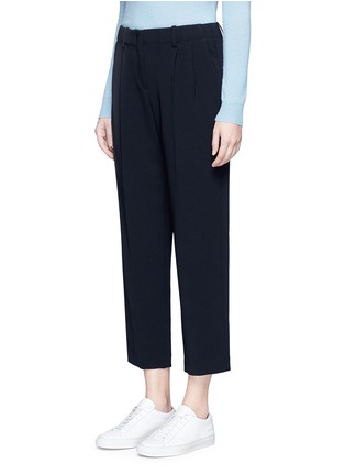 Front View - Click To Enlarge - THEORY - 'Straconi' cropped crepe pants