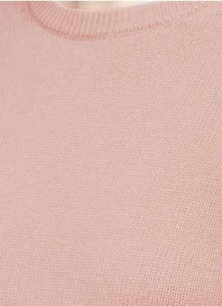 Detail View - Click To Enlarge - THEORY - 'Salomina' tie back cashmere sweater