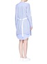 Figure View - Click To Enlarge - THEORY - 'Jodalee' belted back stripe shirt dress