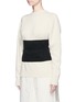 Front View - Click To Enlarge - TIBI - Rib knit wide belt