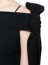 Detail View - Click To Enlarge - TIBI - Half bow tie off-shoulder crepe dress