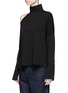 Front View - Click To Enlarge - TIBI - 'Savanna' cutout one-shoulder crepe top