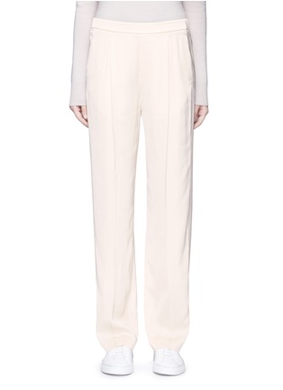 Main View - Click To Enlarge - VINCE - Pleated wide leg satin pants