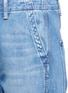 Detail View - Click To Enlarge - VINCE - Twisted seam carpenter cropped denim pants