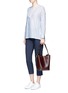 Figure View - Click To Enlarge - VINCE - Cropped twill pants
