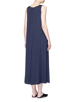 Back View - Click To Enlarge - VINCE - Stretch satin sleeveless maxi dress