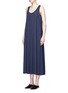 Front View - Click To Enlarge - VINCE - Stretch satin sleeveless maxi dress