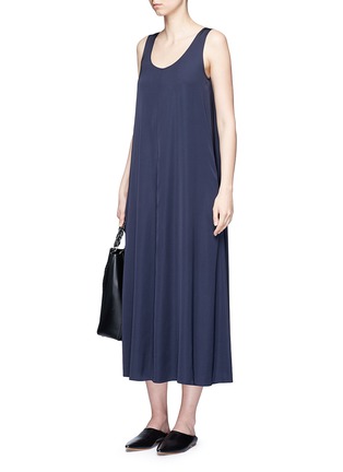 Figure View - Click To Enlarge - VINCE - Stretch satin sleeveless maxi dress