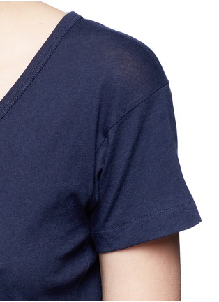 Detail View - Click To Enlarge - VINCE - Slub pima cotton jersey T-shirt