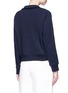 Back View - Click To Enlarge - VINCE - Cotton French terry cropped track jacket