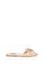 Main View - Click To Enlarge - - - 'Bianca R' jewelled Taormina lace slippers