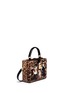 Figure View - Click To Enlarge - - - 'Dolce Box' DG Family appliqué leopard print leather bag