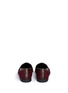 Back View - Click To Enlarge - - - Cowboy designers patch suede slip-ons
