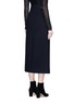 Back View - Click To Enlarge - LANVIN - Button front wool blend A-line skirt