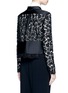 Back View - Click To Enlarge - LANVIN - Satin panel floral guipure lace jacket