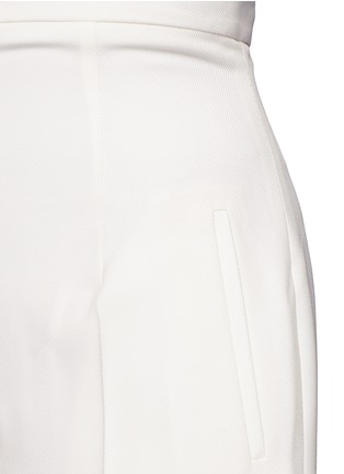 Detail View - Click To Enlarge - LANVIN - Wool twill high waist flared pants