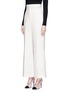 Front View - Click To Enlarge - LANVIN - Wool twill high waist flared pants
