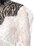 Detail View - Click To Enlarge - LANVIN - Colourblock floral lace blouse
